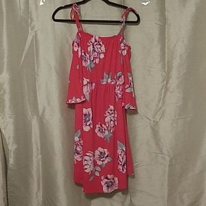 First Love off the shoulder womans floral dress